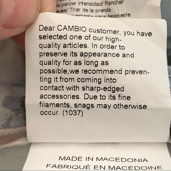 CAMBIO Renira Slim Fit Floral Mid-Rise Ankle Jeans - Picture 15 of 16